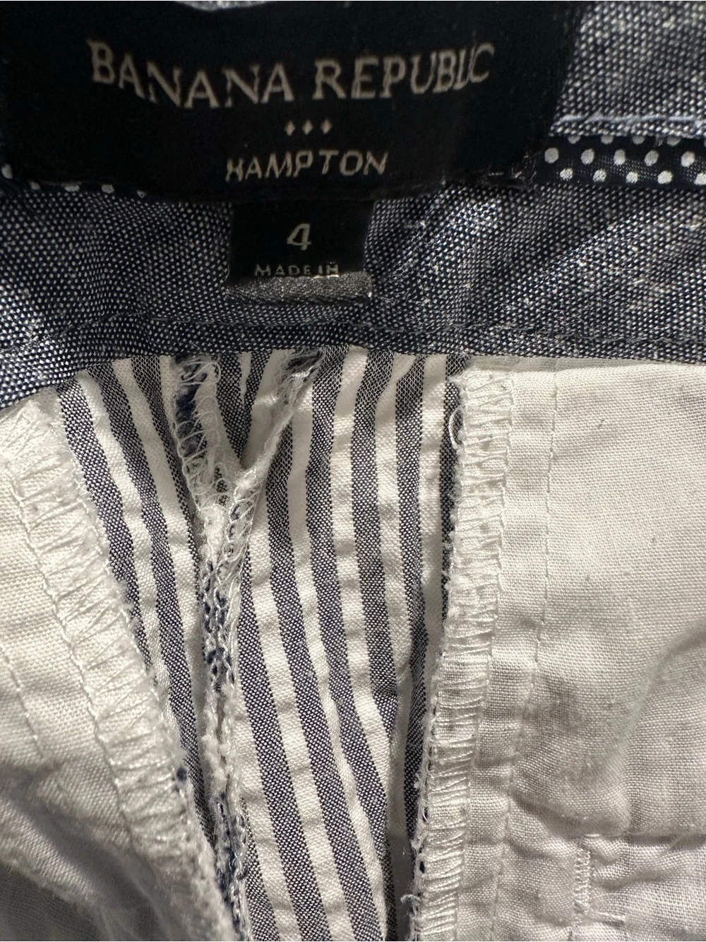 Linen banana republic pants
